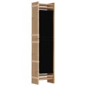  Składany parawan 6-panelowy, 240 cm, bambus i płótno