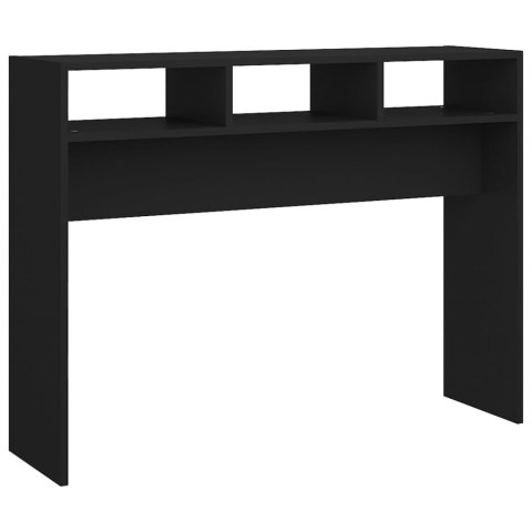 Stolik konsolowy, czarny, 105x30x80 cm, materiał drewnopochodny Stolik konsolowy, czarny, 105x30x80 cm, materiał drewnopochodny
