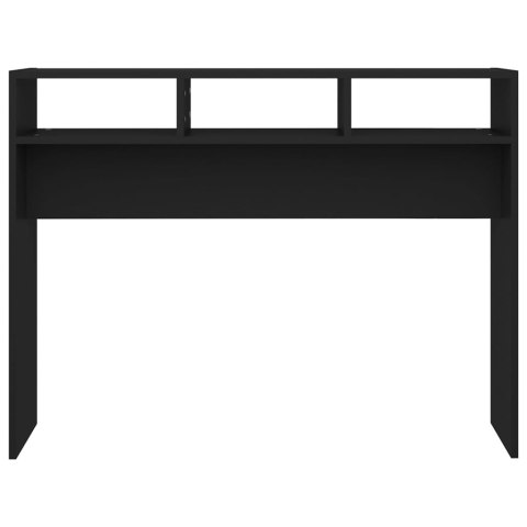 Stolik konsolowy, czarny, 105x30x80 cm, materiał drewnopochodny Stolik konsolowy, czarny, 105x30x80 cm, materiał drewnopochodny