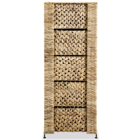Szafka z hiacyntu wodnego z 6 koszami 47 x 37 x 100 cm Szafka z hiacyntu wodnego z 6 koszami 47 x 37 x 100 cm