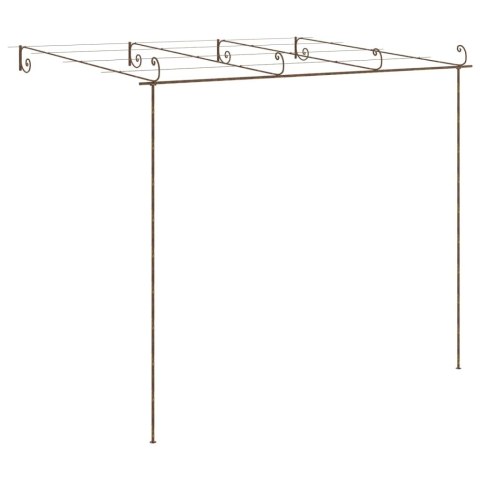 Pergola ogrodowa, antyczny brąz, 4x3x2,5 m, żelazo Pergola ogrodowa, antyczny brąz, 4x3x2,5 m, żelazo