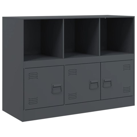 Szafka boczna, antracytowa, 99x39x73 cm, stal Szafka boczna, antracytowa, 99x39x73 cm, stal