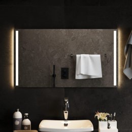 VidaXL Lustro łazienkowe z LED, 90x50 cm