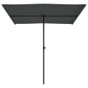 VidaXL Parasol ogrodowy na słupku aluminiowym, 2x1,5 m, antracytowy