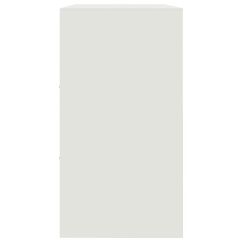 Szafka boczna, biała, 99x39x73 cm, stal Szafka boczna, biała, 99x39x73 cm, stal