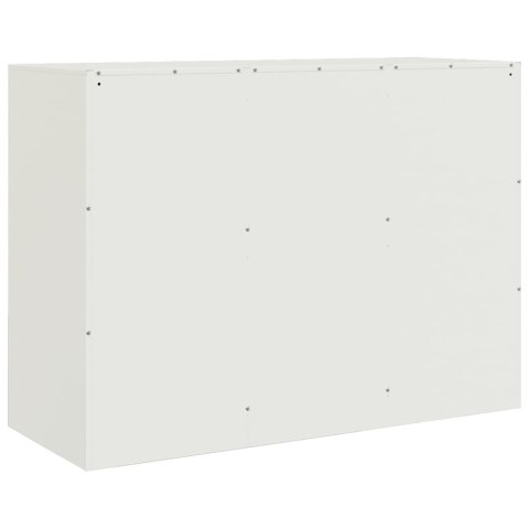 Szafka boczna, biała, 99x39x73 cm, stal Szafka boczna, biała, 99x39x73 cm, stal