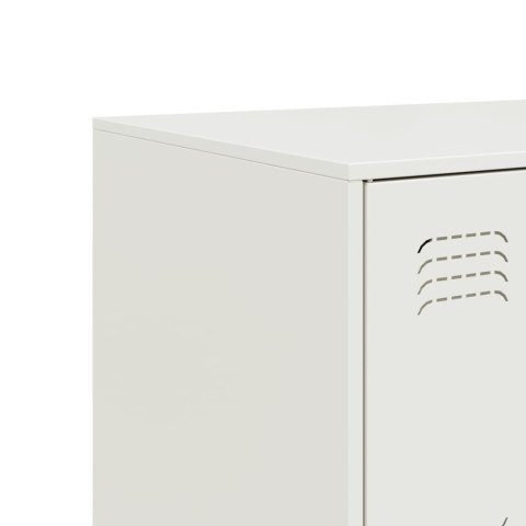 Szafka boczna, biała, 99x39x73 cm, stal Szafka boczna, biała, 99x39x73 cm, stal