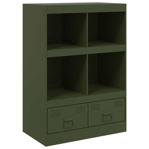 Szafka, oliwkowa, 67x39x95 cm, stal Szafka, oliwkowa, 67x39x95 cm, stal