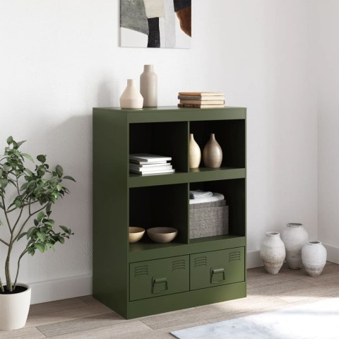 Szafka, oliwkowa, 67x39x95 cm, stal Szafka, oliwkowa, 67x39x95 cm, stal