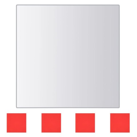 Kafelki lustrzane, 24 szt., kwadratowe Kafelki lustrzane, 24 szt., kwadratowe