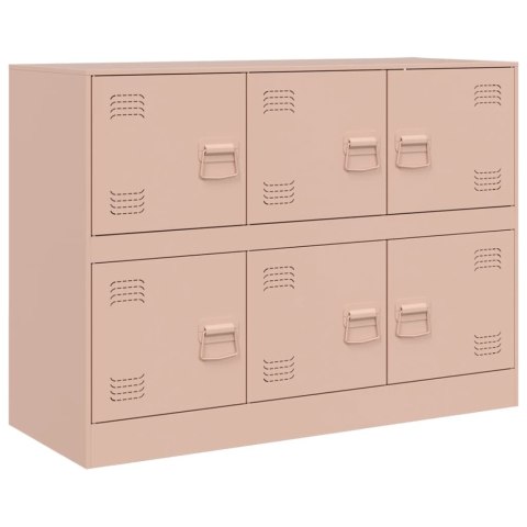 Szafka boczna, różowa, 99x39x73 cm, stal Szafka boczna, różowa, 99x39x73 cm, stal