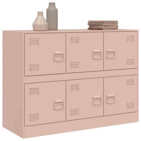 Szafka boczna, różowa, 99x39x73 cm, stal Szafka boczna, różowa, 99x39x73 cm, stal