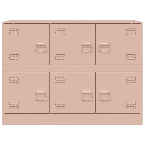 Szafka boczna, różowa, 99x39x73 cm, stal Szafka boczna, różowa, 99x39x73 cm, stal
