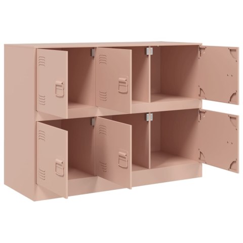 Szafka boczna, różowa, 99x39x73 cm, stal Szafka boczna, różowa, 99x39x73 cm, stal