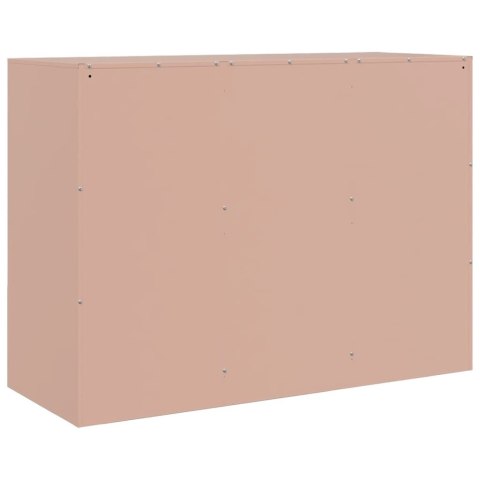 Szafka boczna, różowa, 99x39x73 cm, stal Szafka boczna, różowa, 99x39x73 cm, stal