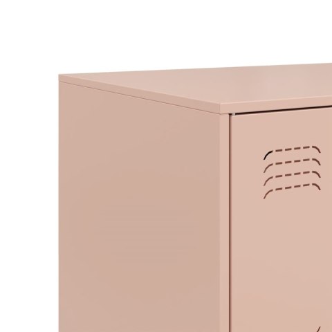 Szafka boczna, różowa, 99x39x73 cm, stal Szafka boczna, różowa, 99x39x73 cm, stal