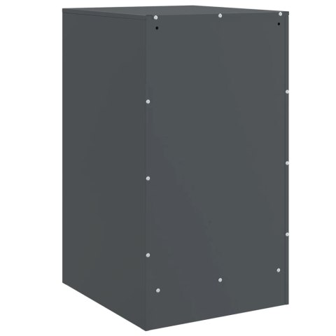 Szafki nocne, 2 szt., antracytowe, 34,5x39x62 cm, stal Szafki nocne, 2 szt., antracytowe, 34,5x39x62 cm, stal