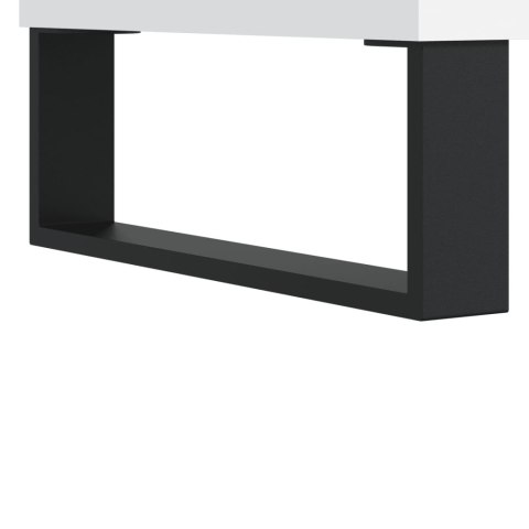 Witrynka, biała, 69,5x34x180 cm, materiał drewnopochodny Witrynka, biała, 69,5x34x180 cm, materiał drewnopochodny