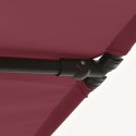 VidaXL Parasol ogrodowy na słupku aluminiowym, 2x1,5 m, bordo