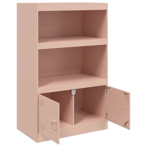 Szafka boczna, różowa, 67x39x107 cm, stal Szafka boczna, różowa, 67x39x107 cm, stal