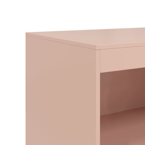 Szafka boczna, różowa, 67x39x107 cm, stal Szafka boczna, różowa, 67x39x107 cm, stal