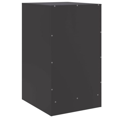 Szafka nocna, czarna, 34,5x39x62 cm, stal Szafka nocna, czarna, 34,5x39x62 cm, stal