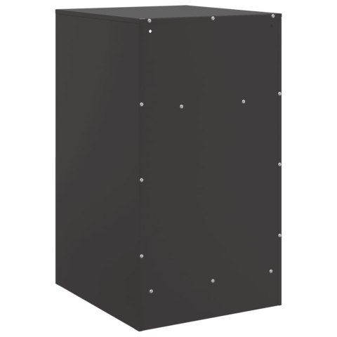 Szafka nocna, czarna, 34,5x39x62 cm, stal Szafka nocna, czarna, 34,5x39x62 cm, stal
