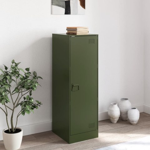 VidaXL Szafka, oliwkowa, 34,5x39x107 cm, stal VidaXL Szafka, oliwkowa, 34,5x39x107 cm, stal