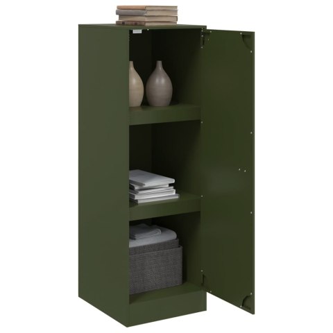 VidaXL Szafka, oliwkowa, 34,5x39x107 cm, stal VidaXL Szafka, oliwkowa, 34,5x39x107 cm, stal