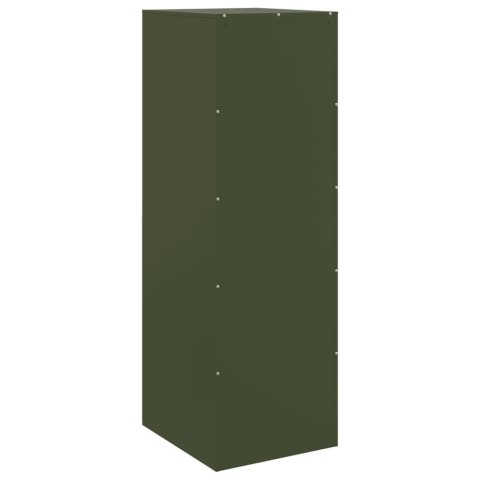 VidaXL Szafka, oliwkowa, 34,5x39x107 cm, stal VidaXL Szafka, oliwkowa, 34,5x39x107 cm, stal