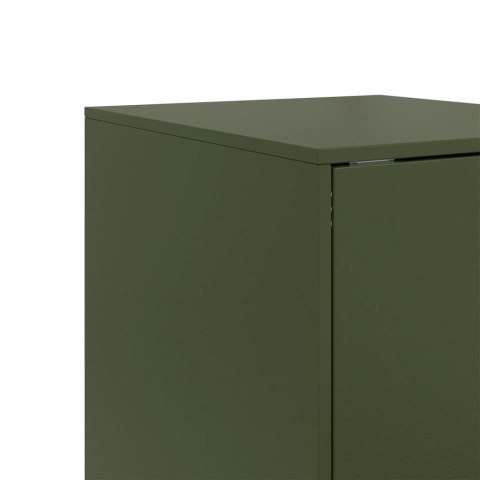 VidaXL Szafka, oliwkowa, 34,5x39x107 cm, stal VidaXL Szafka, oliwkowa, 34,5x39x107 cm, stal