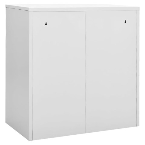 Szafki zamykane, 2 szt., jasnoszaro-niebieskie, 90x45x92,5 cm Szafki zamykane, 2 szt., jasnoszaro-niebieskie, 90x45x92,5 cm