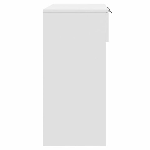 VidaXL Stolik konsolowy, biały, 90x36x75 cm, materiał drewnopochodny VidaXL Stolik konsolowy, biały, 90x36x75 cm, materiał drewnopochodny