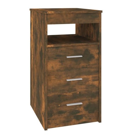 VidaXL Komoda, przydymiony dąb, 40x50x76 cm, materiał drewnopochodny VidaXL Komoda, przydymiony dąb, 40x50x76 cm, materiał drewnopochodny