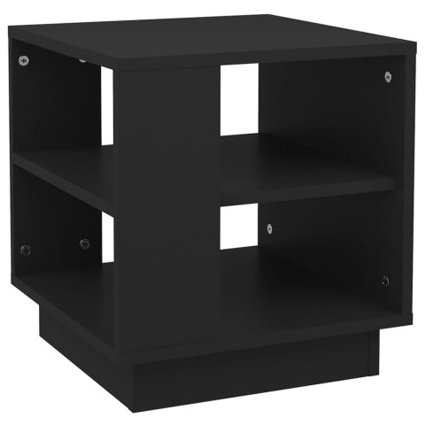 VidaXL Stolik kawowy, czarny, 40x40x43 cm, materiał drewnopochodny VidaXL Stolik kawowy, czarny, 40x40x43 cm, materiał drewnopochodny