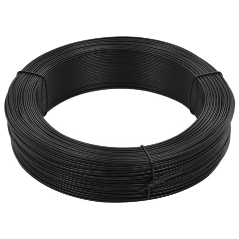 VidaXL Drut naciągowy do ogrodzenia, 250 m, 1,6/2,5 mm, stal, antracyt VidaXL Drut naciągowy do ogrodzenia, 250 m, 1,6/2,5 mm, stal, antracyt