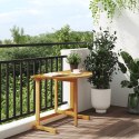 VidaXL Składany stolik na balkon, 90x60x72 cm, lite drewno akacjowe