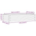 VidaXL Donica ogrodowa, 110x60x23 cm, impregnowane drewno sosnowe