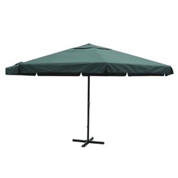 VidaXL Parasol z aluminium, 500 cm, zielony