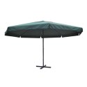 VidaXL Parasol z aluminium, 500 cm, zielony