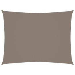 VidaXL Prostokątny żagiel ogrodowy z tkaniny Oxford, 6x7 m, taupe