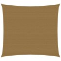 VidaXL Żagiel przeciwsłoneczny, 160 g/m², kolor taupe, 3x3 m, HDPE