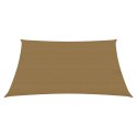 VidaXL Żagiel przeciwsłoneczny, 160 g/m², kolor taupe, 3x3 m, HDPE