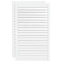 VidaXL Drzwi żaluzjowe do szafki, 2 szt., białe, 99,3x59,4 cm, sosnowe