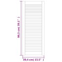 VidaXL Drzwi żaluzjowe do szafki, 4 szt., 99,3x39,4 cm, drewno sosnowe