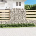 VidaXL Łukowaty kosz gabionowy 200x50x200/220 cm, galwanizowane żelazo