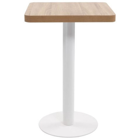 VidaXL Stolik bistro, jasnobrązowy, 50x50 cm, MDF VidaXL Stolik bistro, jasnobrązowy, 50x50 cm, MDF