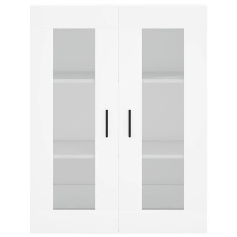 VidaXL Witrynka, biała, 69,5x34x180 cm, materiał drewnopochodny VidaXL Witrynka, biała, 69,5x34x180 cm, materiał drewnopochodny