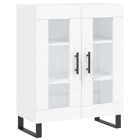 VidaXL Witrynka, biała, 69,5x34x180 cm, materiał drewnopochodny VidaXL Witrynka, biała, 69,5x34x180 cm, materiał drewnopochodny