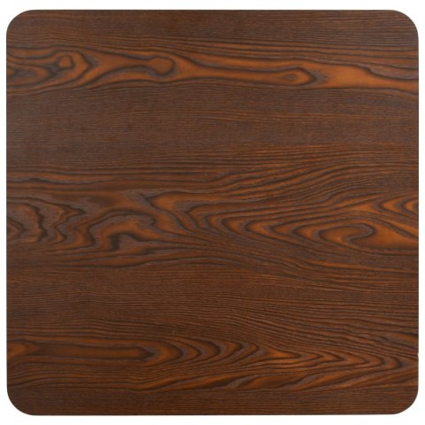 VidaXL Stolik bistro, ciemnobrązowy, 80x80 cm, MDF VidaXL Stolik bistro, ciemnobrązowy, 80x80 cm, MDF